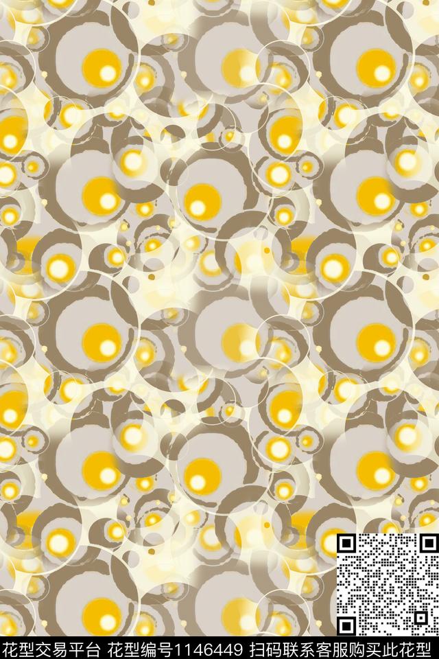 几何精致几何手绘线条笔触数码印花华亿平台下载（图片编号: 1146449） - 瓦栏（Walan）