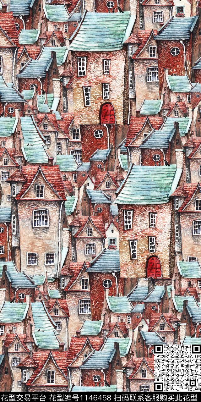 大牌风抽象数码华亿平台数码印花华亿平台下载（图片编号: 1146458） - 瓦栏（Walan）