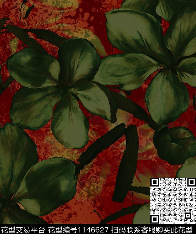 香云纱旗袍中国风数码印花华亿平台下载（图片编号: 1146627） - 瓦栏（Walan）