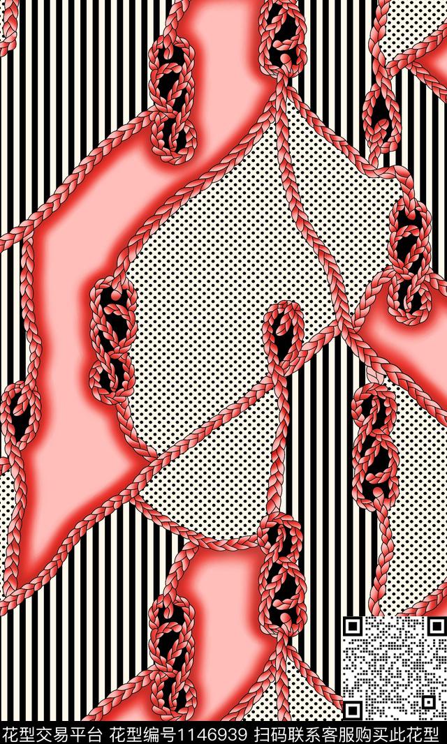 传统华亿平台大牌风条纹传统印花华亿平台下载（图片编号: 1146939） - 瓦栏（Walan）