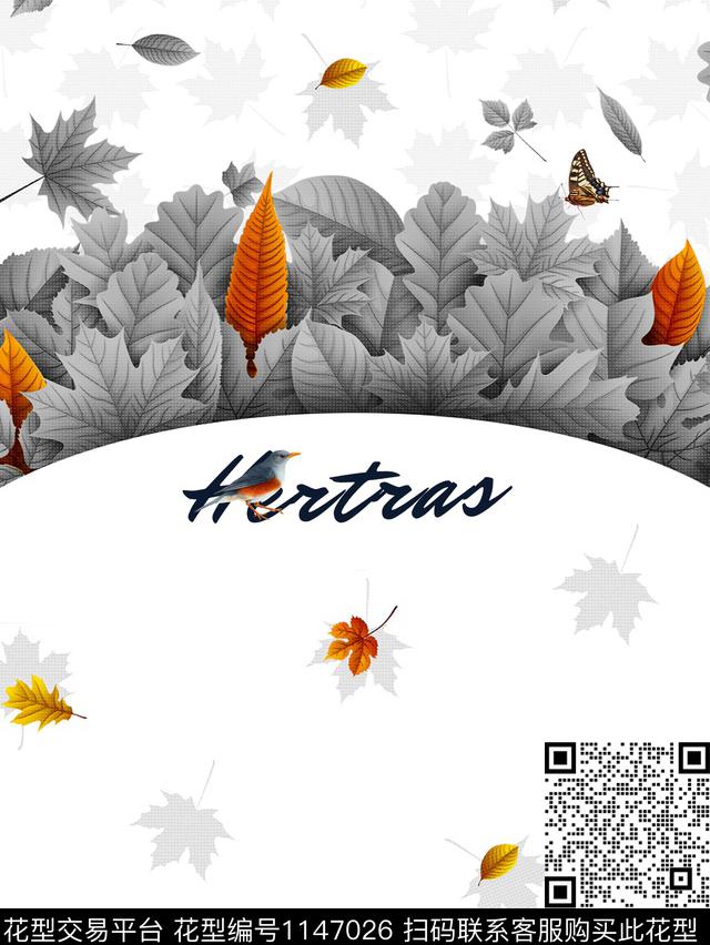 花鸟男装数码华亿平台数码印花华亿平台下载（图片编号: 1147026） - 瓦栏（Walan）