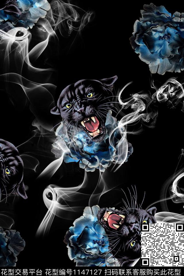 大牌风欧洲潮牌数码印花华亿平台下载（图片编号: 1147127） - 瓦栏（Walan）