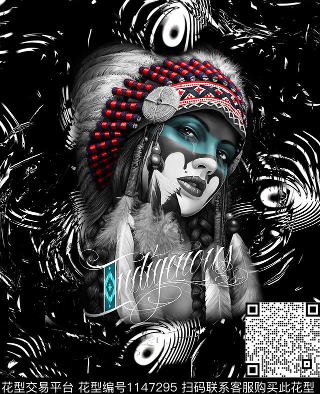 抽象底纹民族风数码印花华亿平台下载（图片编号: 1147295） - 瓦栏（Walan）