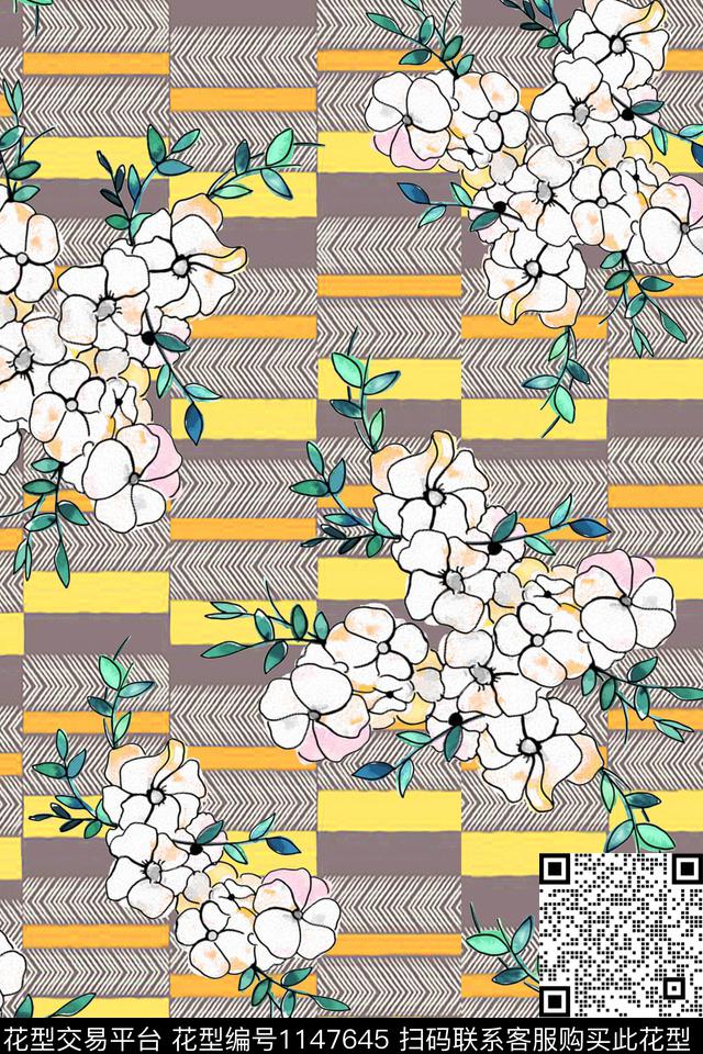 女装小碎花数码华亿平台数码印花华亿平台下载（图片编号: 1147645） - 瓦栏（Walan）