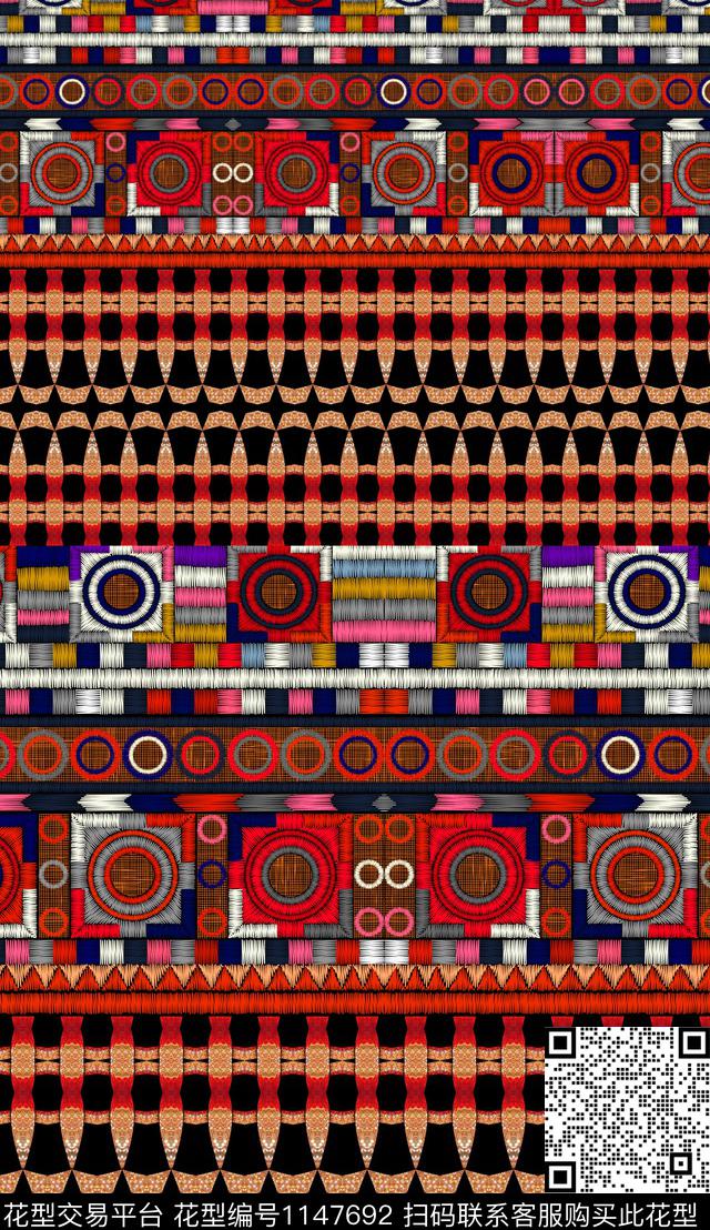 定位花数码华亿平台中老年数码印花华亿平台下载（图片编号: 1147692） - 瓦栏（Walan）