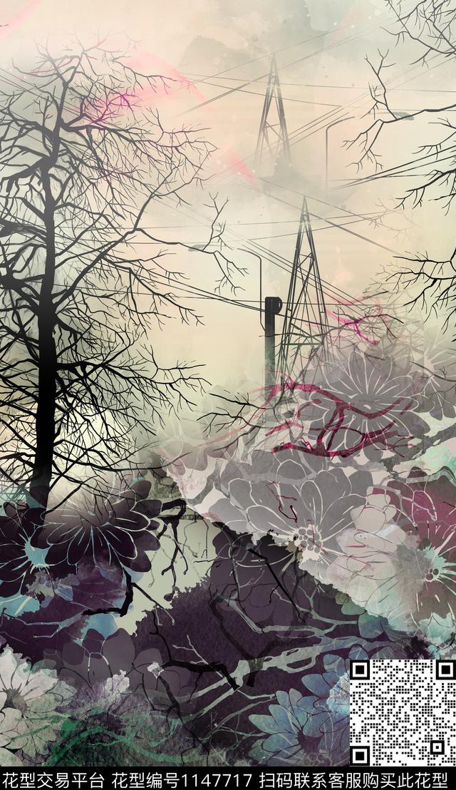 定位花花卉中老年数码印花华亿平台下载（图片编号: 1147717） - 瓦栏（Walan）