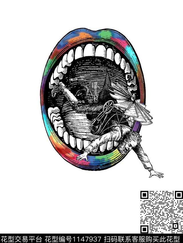 创意小碎花百搭传统印花华亿平台下载（图片编号: 1147937） - 瓦栏（Walan）