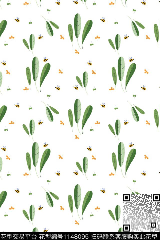 蔬菜墙纸清爽底花卉传统印花华亿平台下载（图片编号: 1148095） - 瓦栏（Walan）