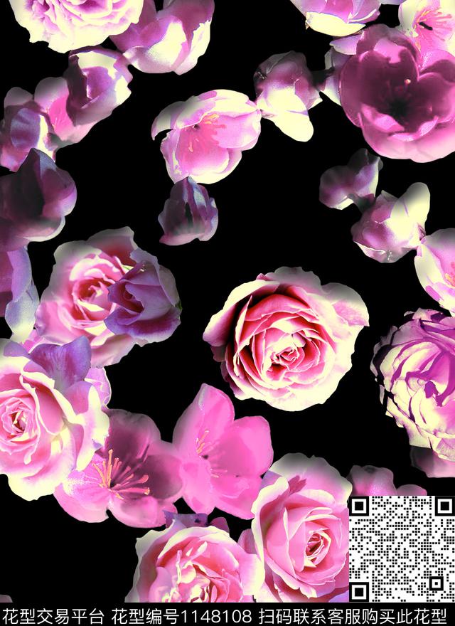 抽象大牌风数码华亿平台数码印花华亿平台下载（图片编号: 1148108） - 瓦栏（Walan）