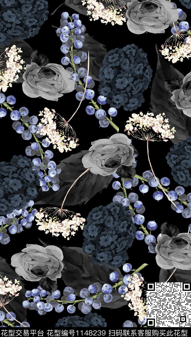 大牌男装抽象男装大牌风数码印花华亿平台下载（图片编号: 1148239） - 瓦栏（Walan）