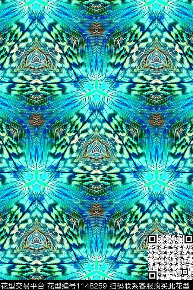 抽象大牌风休闲数码印花华亿平台下载（图片编号: 1148259） - 瓦栏（Walan）