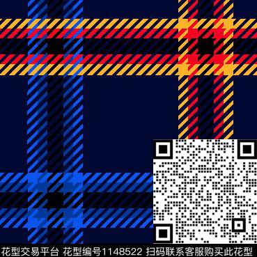 大牌风格子男装传统印花华亿平台下载（图片编号: 1148522） - 瓦栏（Walan）