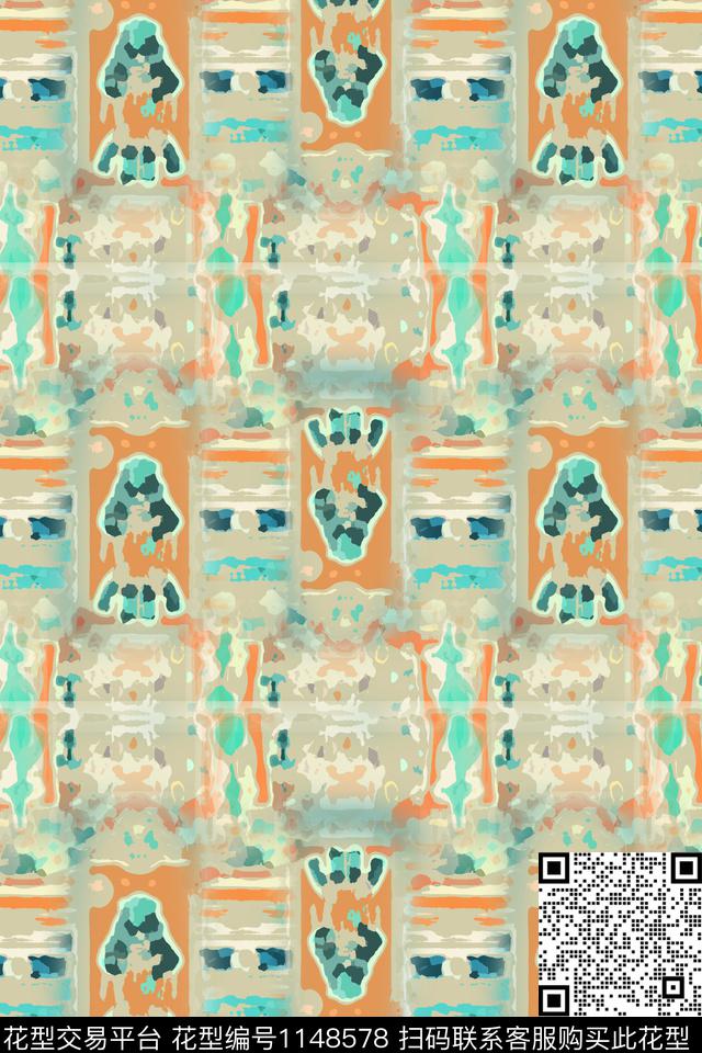 迷彩图案径庭迷彩抽象数码印花华亿平台下载（图片编号: 1148578） - 瓦栏（Walan）