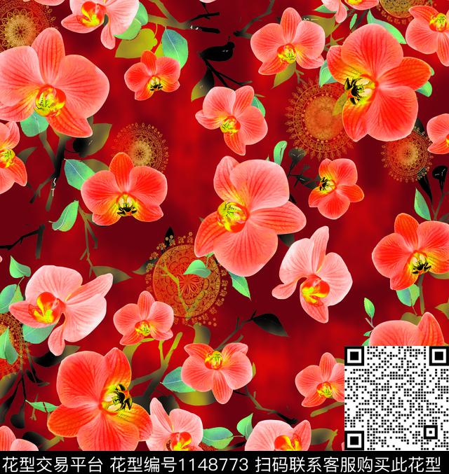 大牌风豹纹格子数码印花华亿平台下载（图片编号: 1148773） - 瓦栏（Walan）