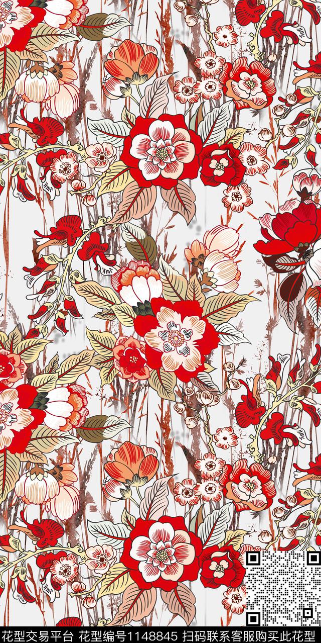 抽象大牌风数码华亿平台数码印花华亿平台下载（图片编号: 1148845） - 瓦栏（Walan）