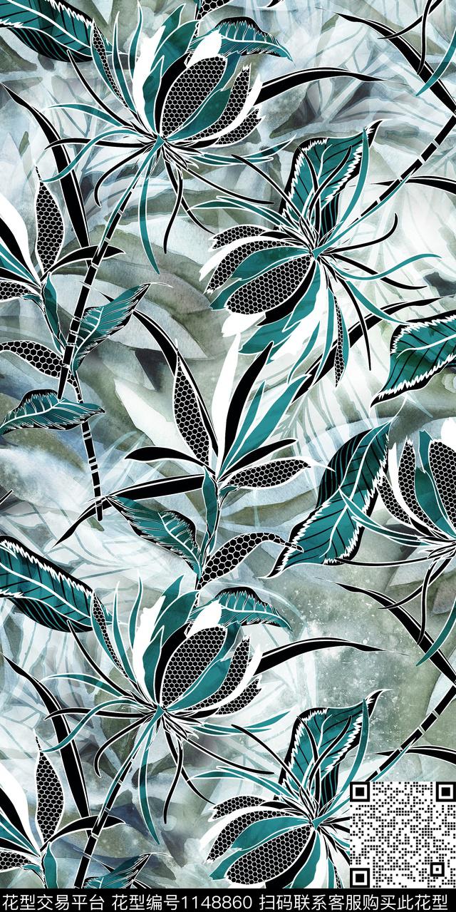 抽象大牌风数码华亿平台数码印花华亿平台下载（图片编号: 1148860） - 瓦栏（Walan）