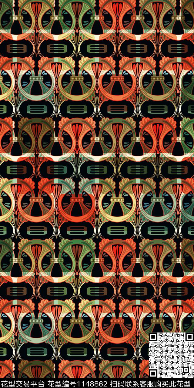 大牌风数码华亿平台民族风数码印花华亿平台下载（图片编号: 1148862） - 瓦栏（Walan）