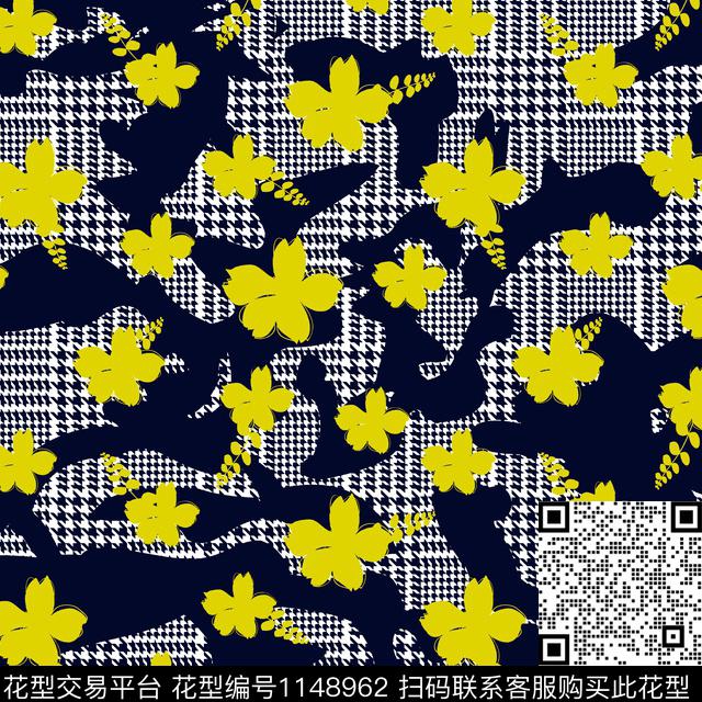 简约女装格子数码印花华亿平台下载（图片编号: 1148962） - 瓦栏（Walan）