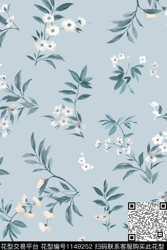 大牌风数码华亿平台花卉数码印花华亿平台下载（图片编号: 1149252） - 瓦栏（Walan）