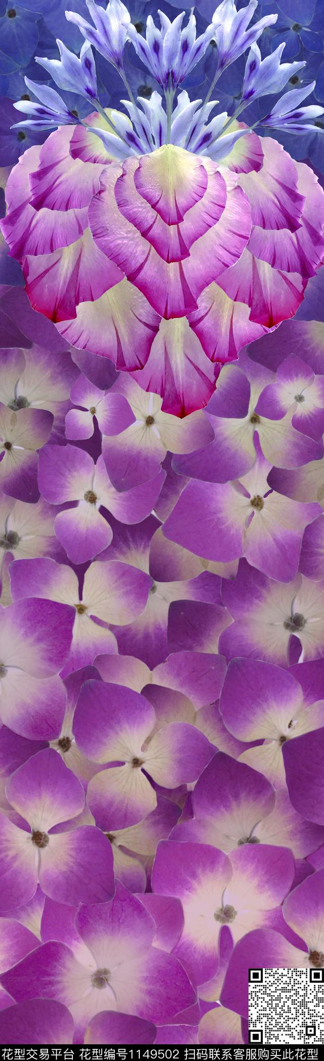 大牌风定位花数码华亿平台数码印花华亿平台下载（图片编号: 1149502） - 瓦栏（Walan）