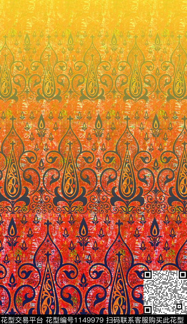 定位花数码华亿平台中老年数码印花华亿平台下载（图片编号: 1149979） - 瓦栏（Walan）