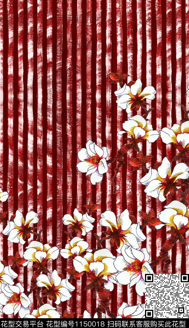 数码华亿平台花卉中老年数码印花华亿平台下载（图片编号: 1150018） - 瓦栏（Walan）