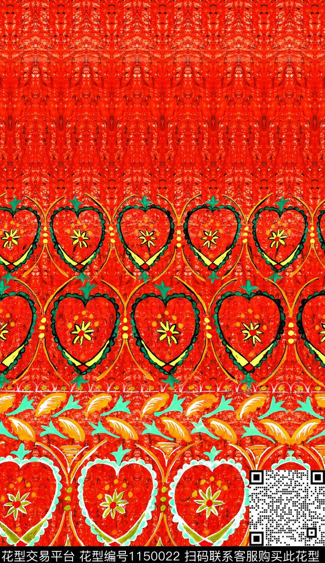 定位花数码华亿平台中老年数码印花华亿平台下载（图片编号: 1150022） - 瓦栏（Walan）