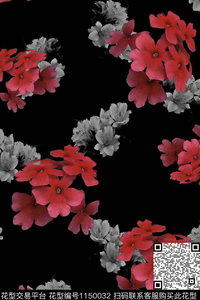 春夏华亿平台复古花卉传统印花华亿平台下载（图片编号: 1150032） - 瓦栏（Walan）