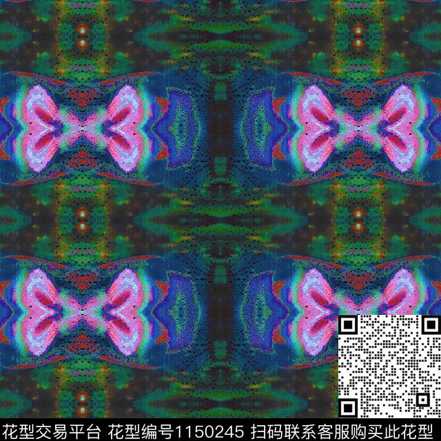 定位花数码华亿平台几何数码印花华亿平台下载（图片编号: 1150245） - 瓦栏（Walan）