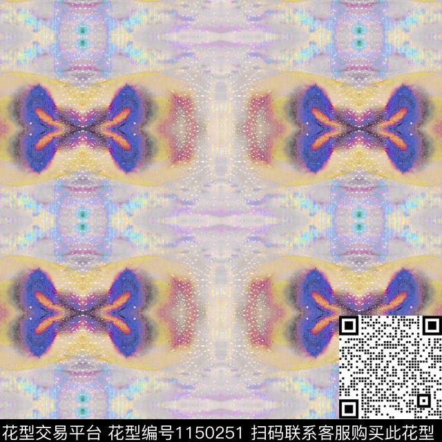 定位花数码华亿平台几何数码印花华亿平台下载（图片编号: 1150251） - 瓦栏（Walan）