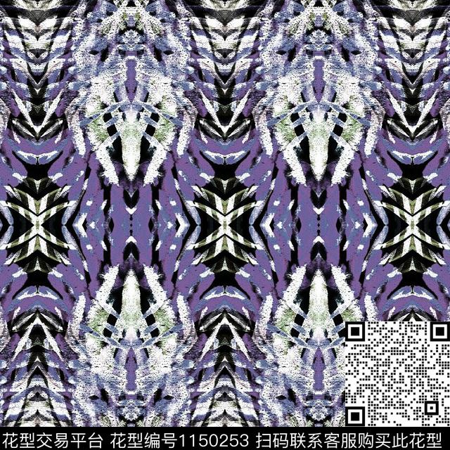 定位花数码华亿平台几何数码印花华亿平台下载（图片编号: 1150253） - 瓦栏（Walan）