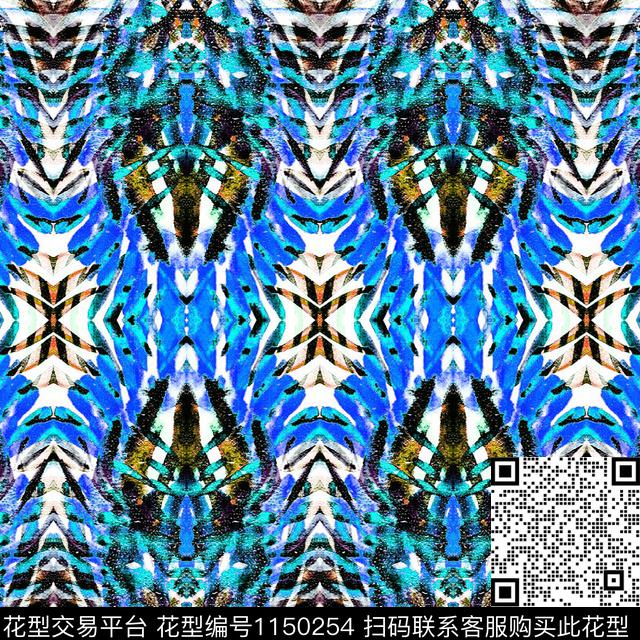 定位花数码华亿平台几何数码印花华亿平台下载（图片编号: 1150254） - 瓦栏（Walan）