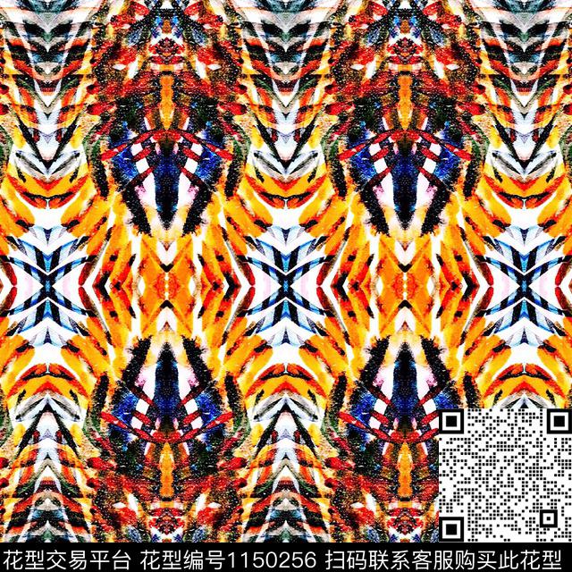 定位花数码华亿平台几何数码印花华亿平台下载（图片编号: 1150256） - 瓦栏（Walan）