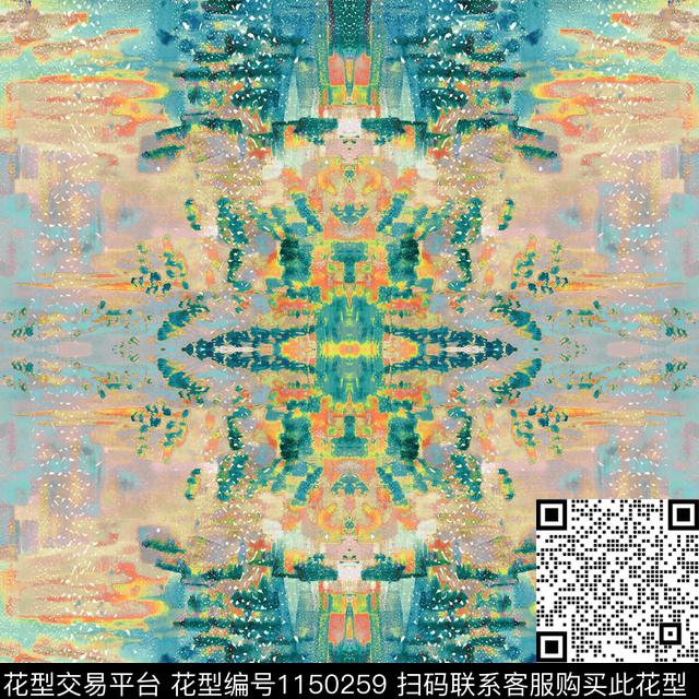 定位花数码华亿平台几何数码印花华亿平台下载（图片编号: 1150259） - 瓦栏（Walan）