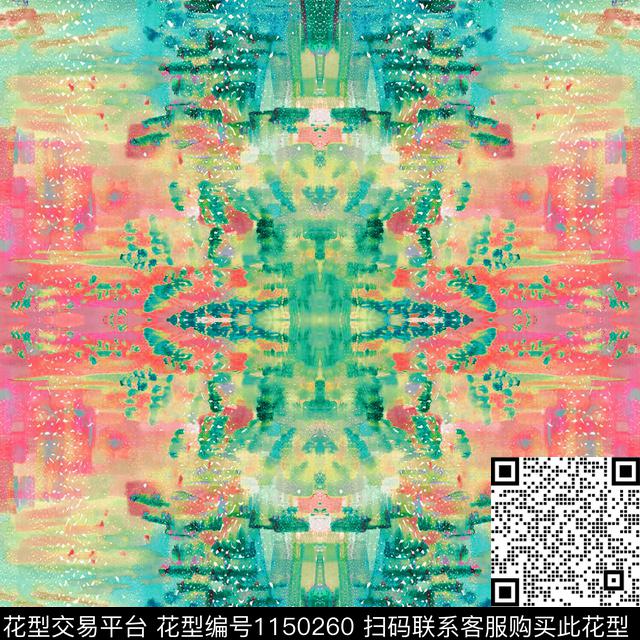 定位花数码华亿平台几何数码印花华亿平台下载（图片编号: 1150260） - 瓦栏（Walan）