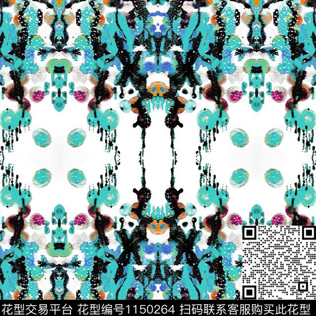 定位花数码华亿平台几何数码印花华亿平台下载（图片编号: 1150264） - 瓦栏（Walan）