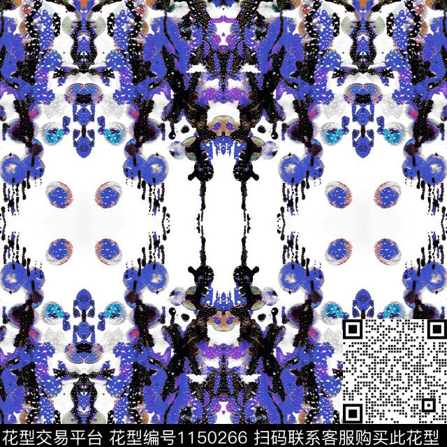 定位花数码华亿平台几何数码印花华亿平台下载（图片编号: 1150266） - 瓦栏（Walan）