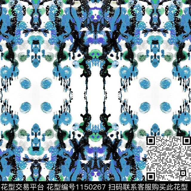 定位花数码华亿平台几何数码印花华亿平台下载（图片编号: 1150267） - 瓦栏（Walan）