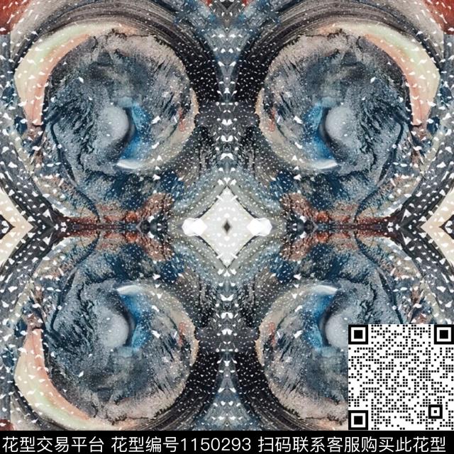 定位花数码华亿平台几何数码印花华亿平台下载（图片编号: 1150293） - 瓦栏（Walan）