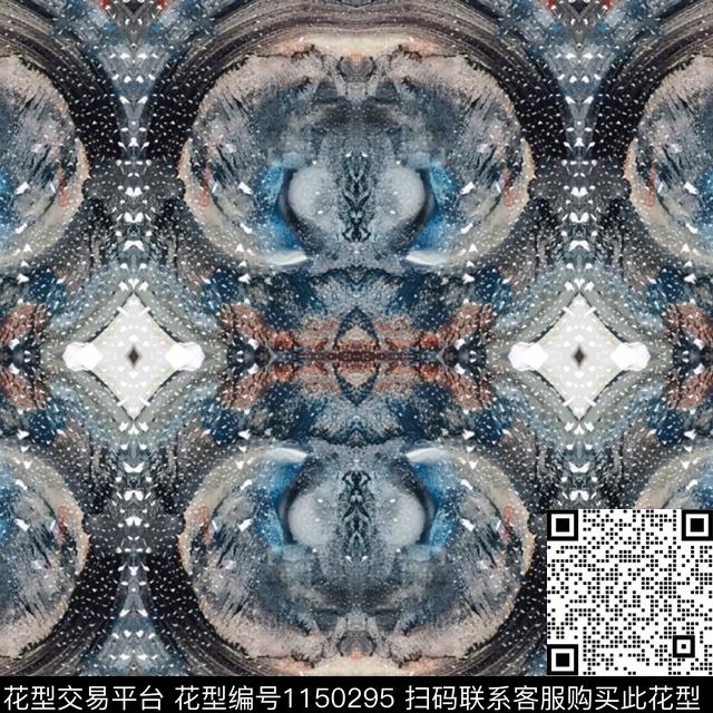 定位花数码华亿平台几何数码印花华亿平台下载（图片编号: 1150295） - 瓦栏（Walan）