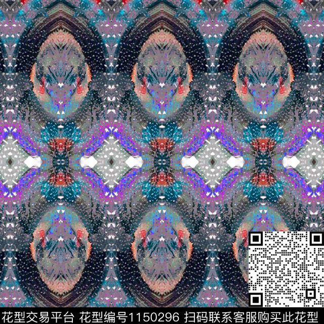 定位花数码华亿平台几何数码印花华亿平台下载（图片编号: 1150296） - 瓦栏（Walan）