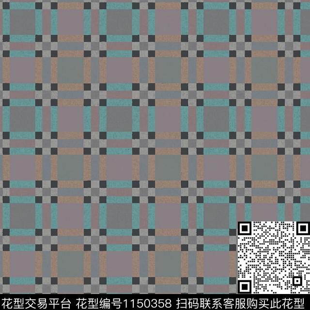 条纹格子骷髅数码印花华亿平台下载（图片编号: 1150358） - 瓦栏（Walan）