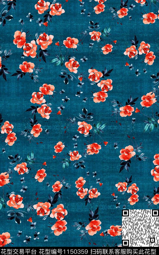 数码华亿平台花卉中老年数码印花华亿平台下载（图片编号: 1150359） - 瓦栏（Walan）