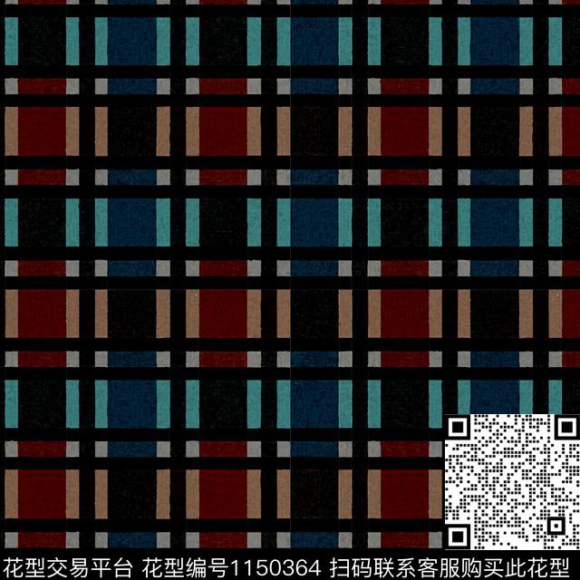 条纹格子骷髅数码印花华亿平台下载（图片编号: 1150364） - 瓦栏（Walan）