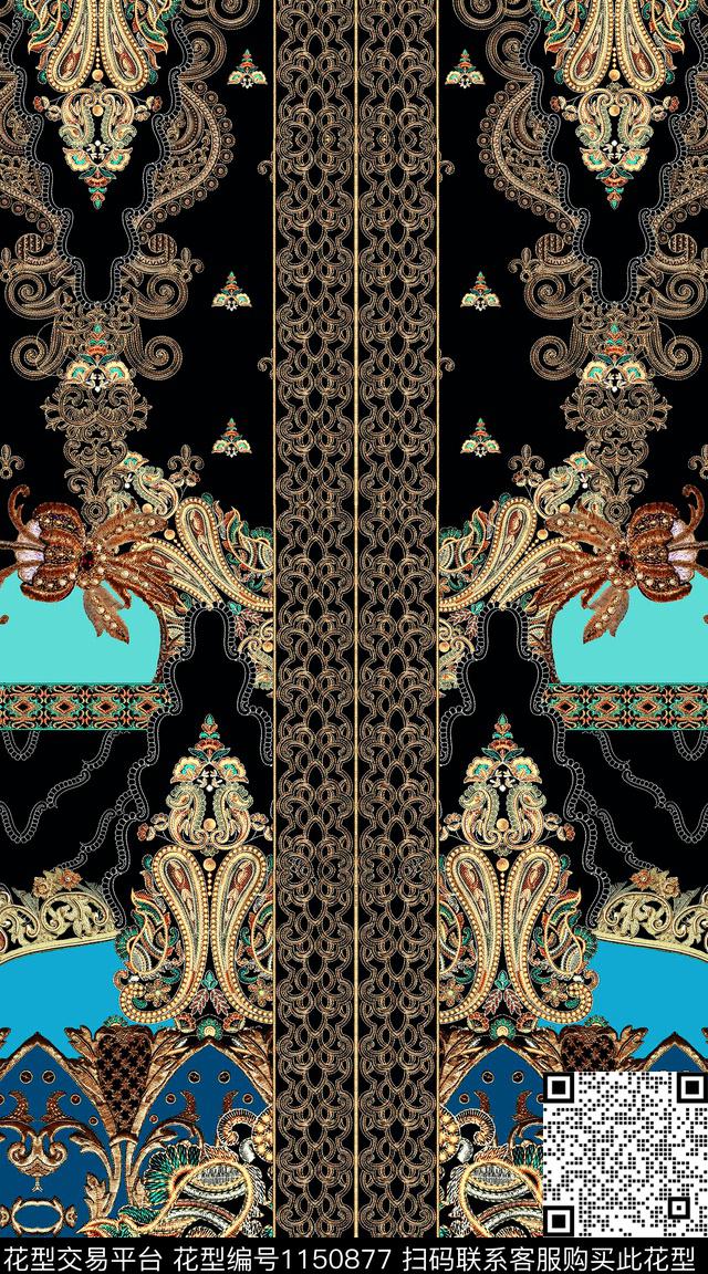 抽象大牌风数码华亿平台数码印花华亿平台下载（图片编号: 1150877） - 瓦栏（Walan）