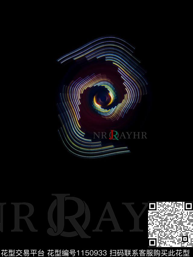 抽象大牌风男装数码印花华亿平台下载（图片编号: 1150933） - 瓦栏（Walan）