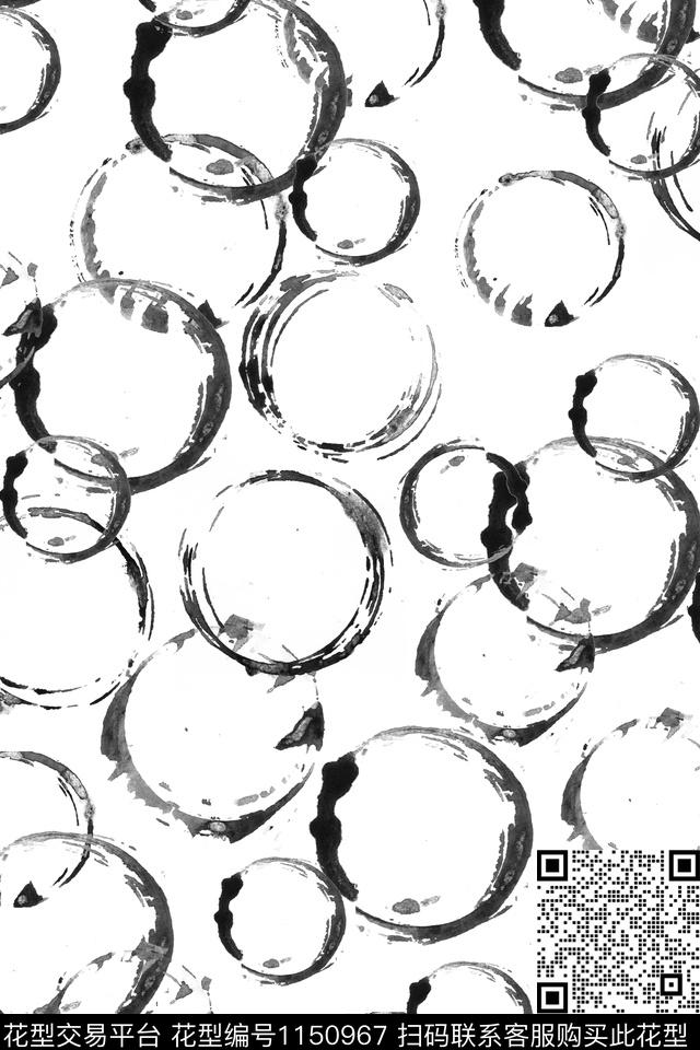 字母抽象大牌风数码印花华亿平台下载（图片编号: 1150967） - 瓦栏（Walan）