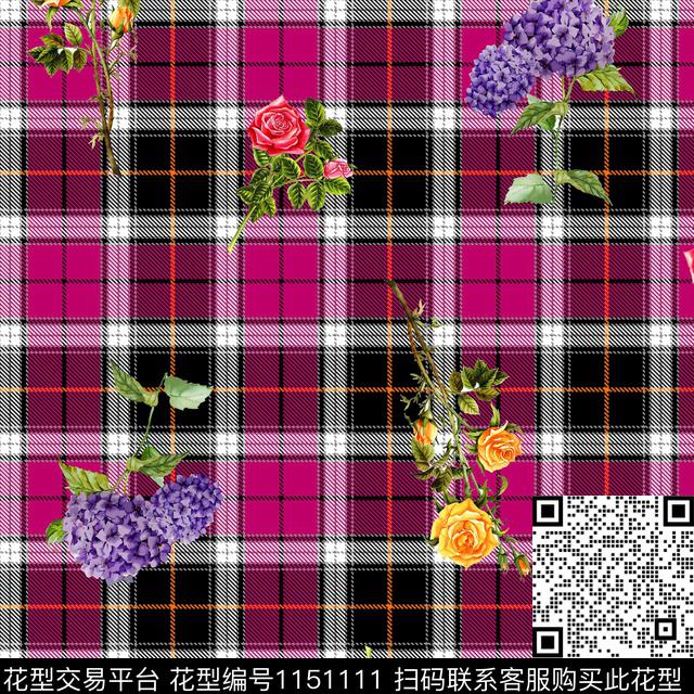 热带华亿平台手绘大花花卉传统印花华亿平台下载（图片编号: 1151111） - 瓦栏（Walan）