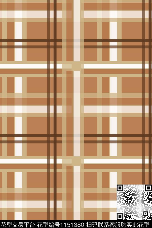 格子图案线条放大格纹传统印花华亿平台下载（图片编号: 1151380） - 瓦栏（Walan）