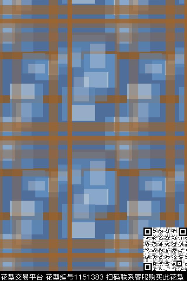 格子图案线条放大格纹数码印花华亿平台下载（图片编号: 1151383） - 瓦栏（Walan）